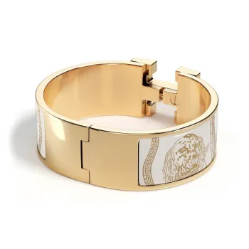 HERMES - Bangles Women's White Gold