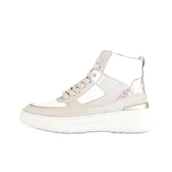 Gabor Fashion High Top Casual Shoes Unisex White Gray