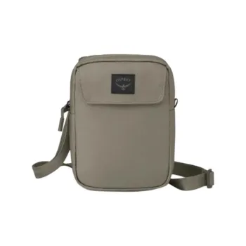 OSPREY Recycled Polyester Crossbody Bag Small Size Unisex Tan