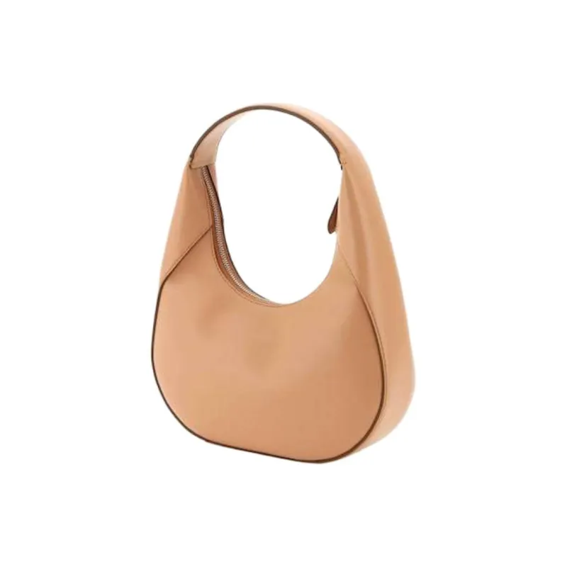 Stella McCartney PU Shoulder Bag, Crescent Bag, Tote, Shoulder Bag Women's Camel-3