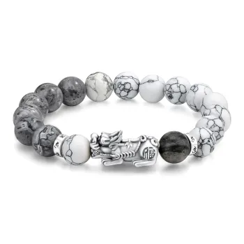 ZSY Map Stone Jade Bracelets Men's