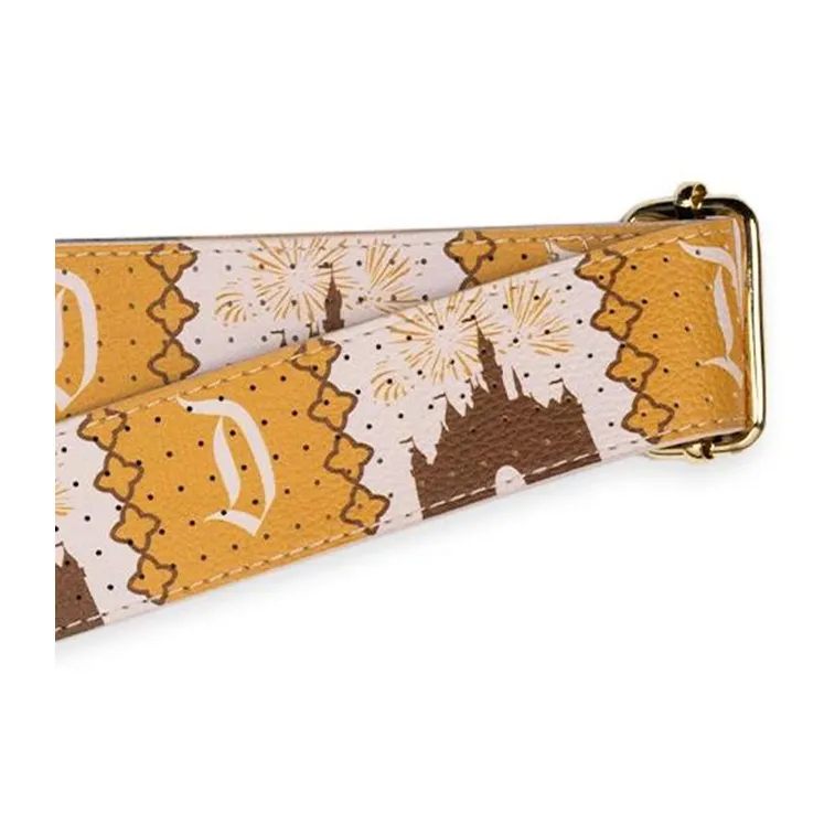 Disney PVC Bag Shoulder Strap Unisex Yellow & Black-4