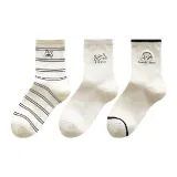 [3 Pack]Pinstripe+Double-Sided Dog+Eating Dog