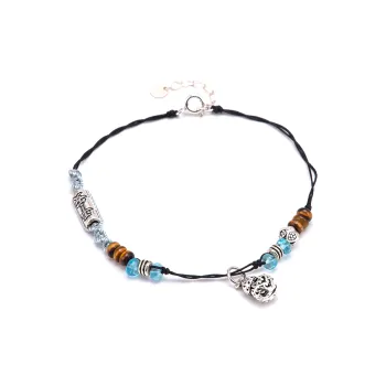 Listen To The Flowers Bloom Tiger's Eye Stone Bracelets Unisex