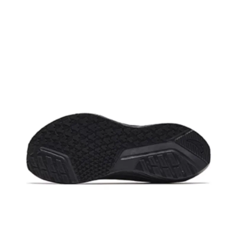 Anta Travel Cushioned Slip-Resistant Low-Top Casual Running Shoes Men's Black Silver-3