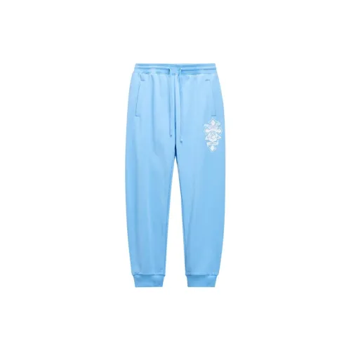 Ed Hardy SS25 Casual Pants Men's Baby Blue
