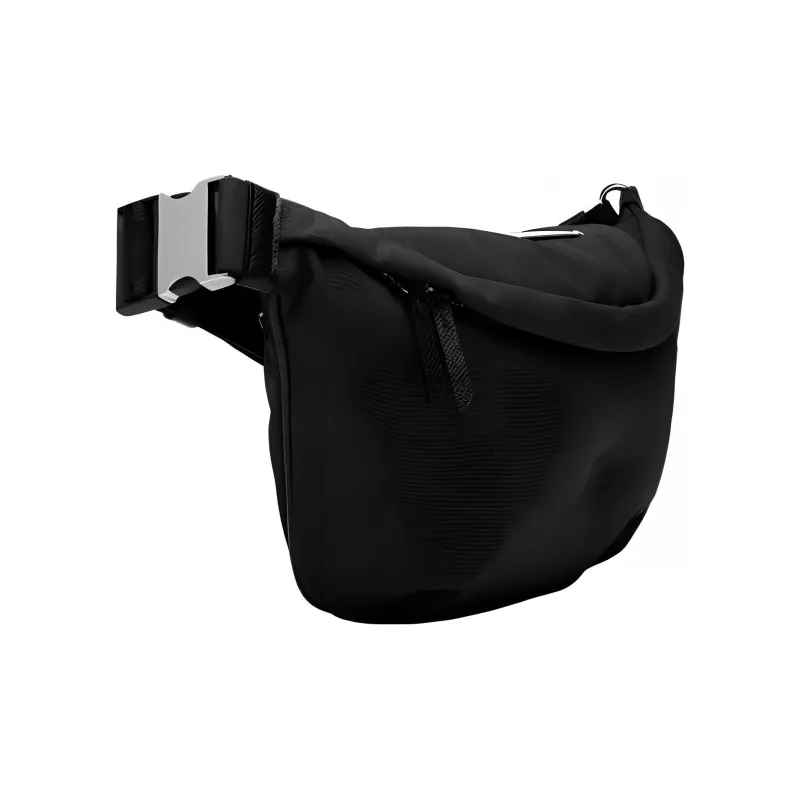 Maison Margiela Nylon With Cow Leather One Shoulder Crossbody Fanny Pack Men's Black-2