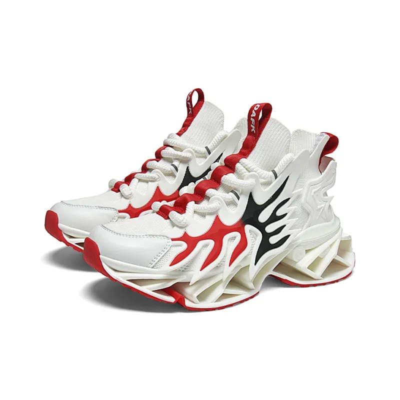 Jerden Smith Shock Absorbers With Slip Resistant And Abrasion Resistant Properties High Top Casual Shoes Men's-2