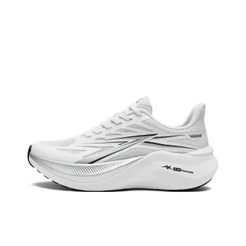 A.KNACKFUSS Running Shoes Unisex Silver White