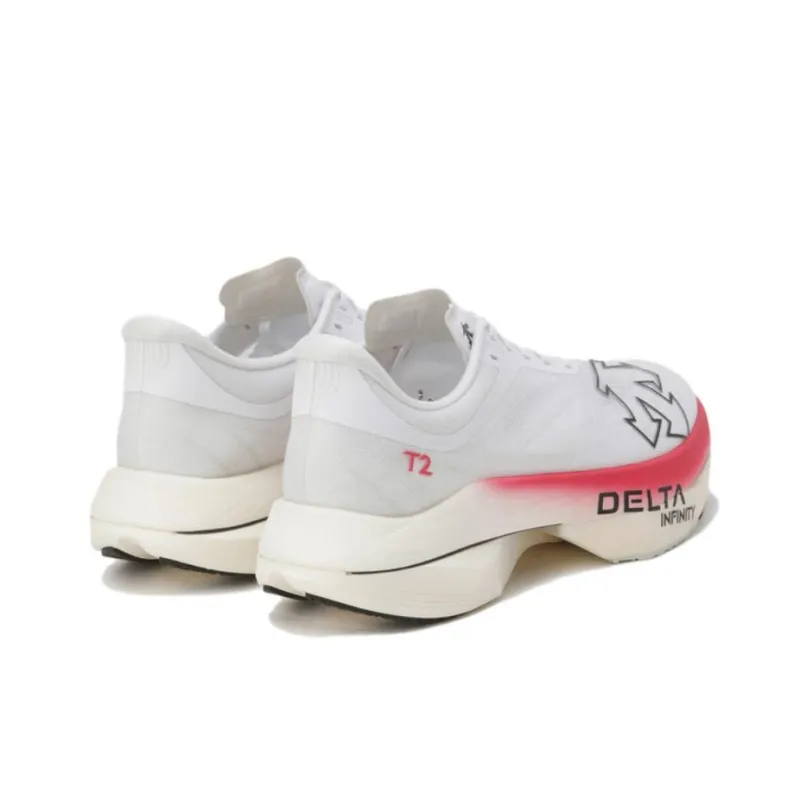 DESCENTE Anti Slip Wear Resistant Low Top Running Shoes Unisex White-2
