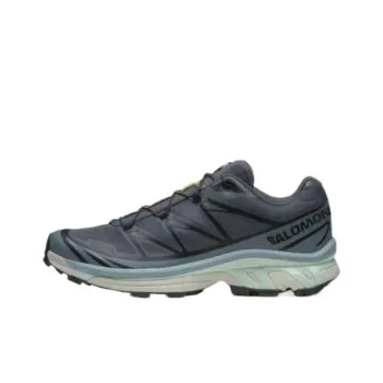 SALOMON XT 6 Slip Resistant Low Top Running Shoes Unisex Turbulent Ranger Light Blue