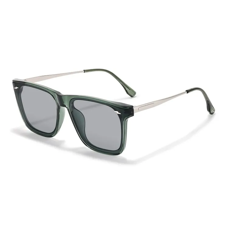 Sagawa TR/Memory Plastic Alloy Square Sunglasses Unisex-6