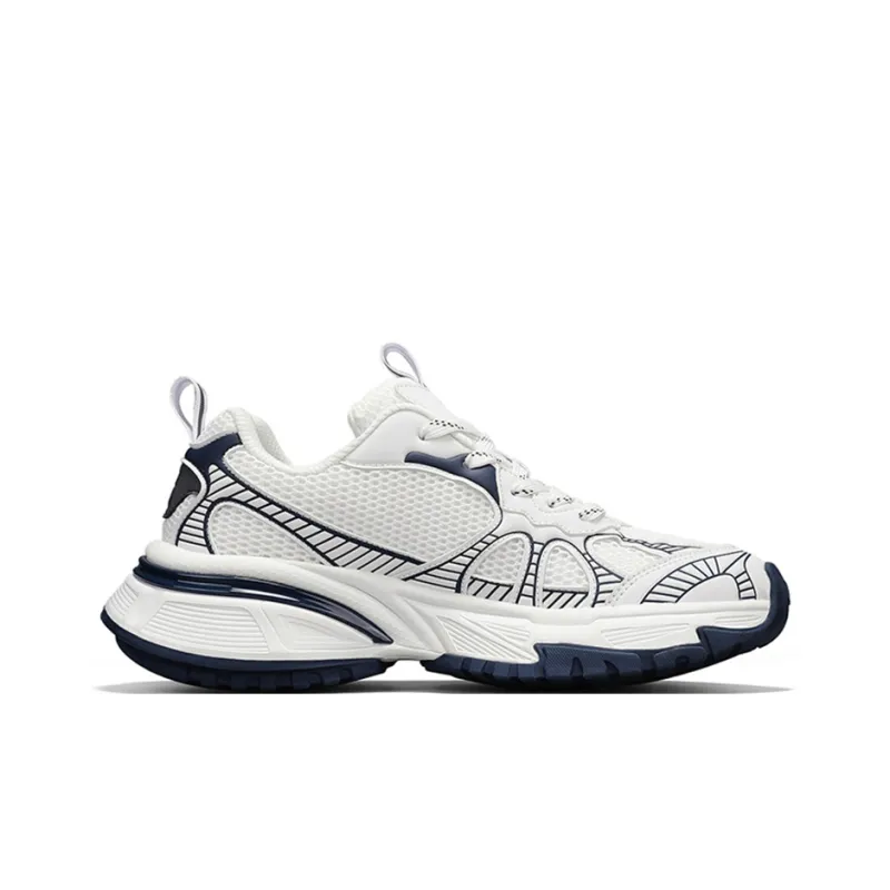 NFL Ultra S Chunky Sneakers Unisex Low Top White Blue-1