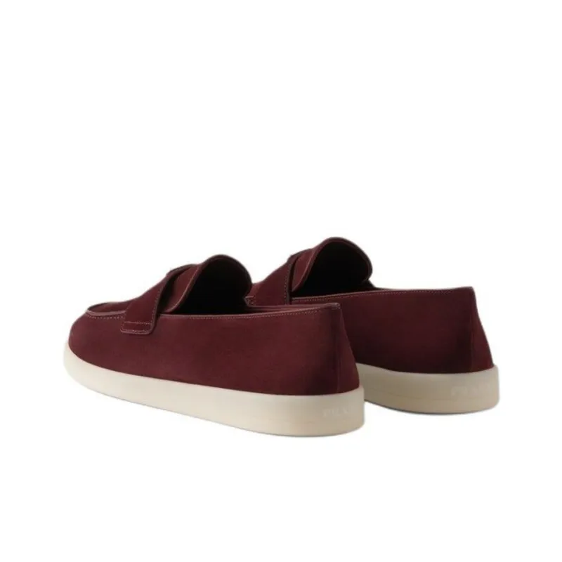 PRADA Loafers Men Burgundy-4
