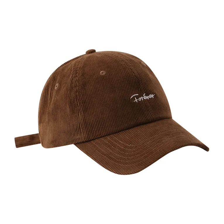 Big Head Planet Corduroy Baseball Caps Unisex-3