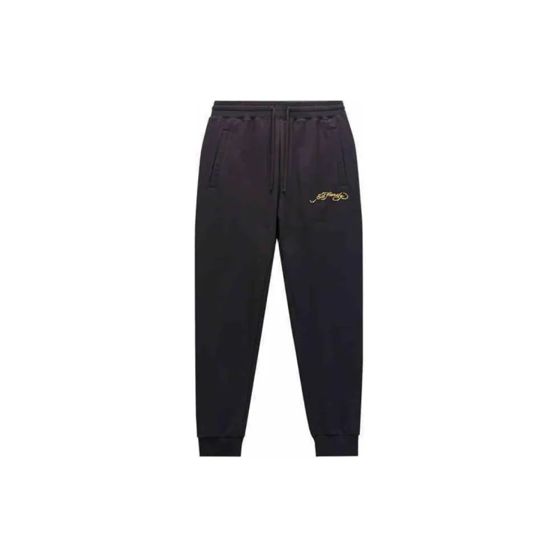 Ed Hardy SS25 Casual Pants Men's Black-0