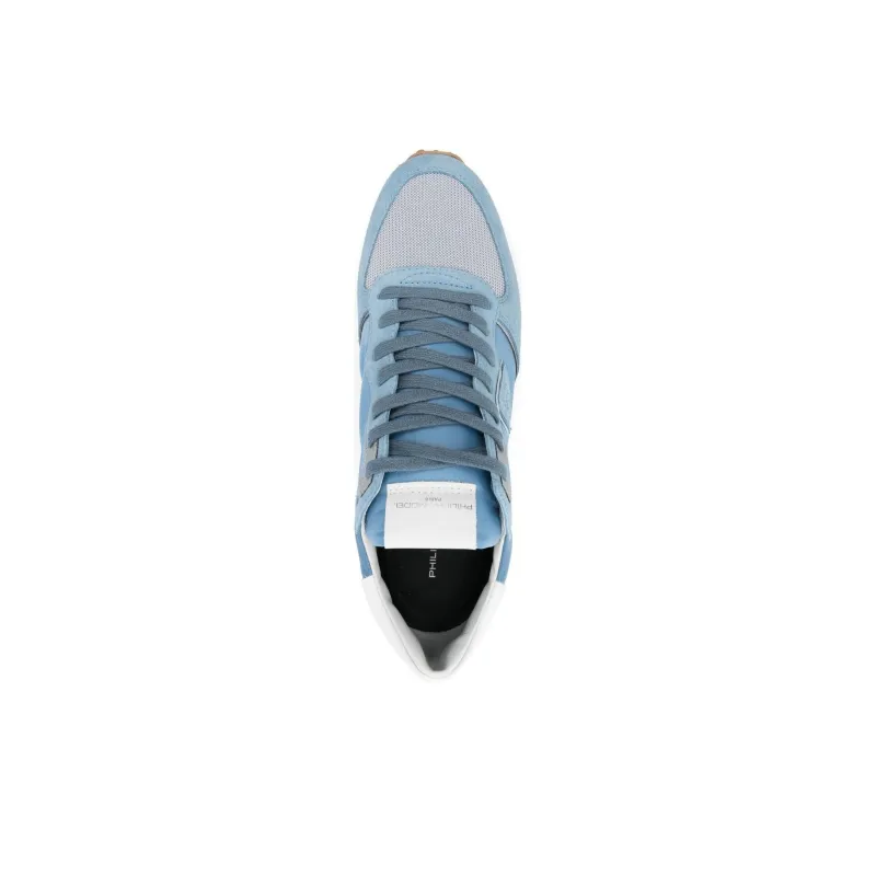PHILIPPE MODEL Paris Slip Resistant Low Top Casual Shoes Men's Blue-3