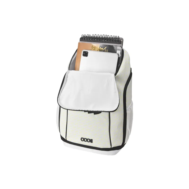 COEXISTENCE Polyester Backpack Basketball Bag Tubas Unisex White-3