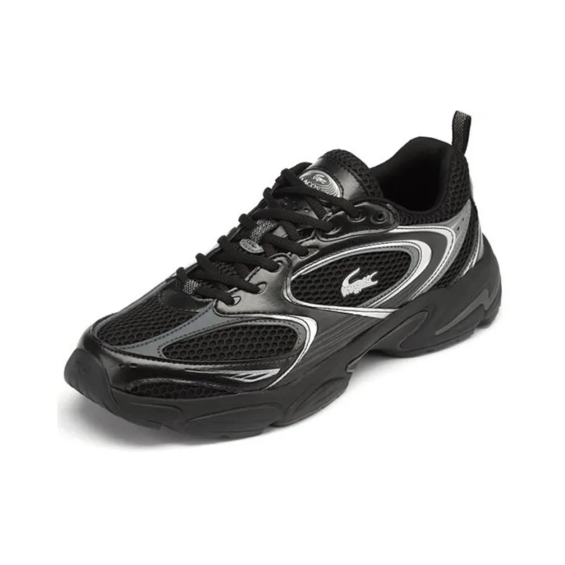 LACOSTE Low Top Casual Shoes Men's Black-1