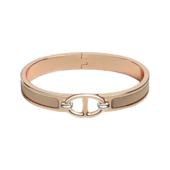 HERMES Enamel Bangles Men's Multicolor