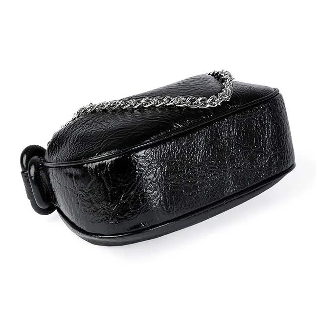 TUCANO PU One Shoulder Handbag Regular Women's Classic Black-4