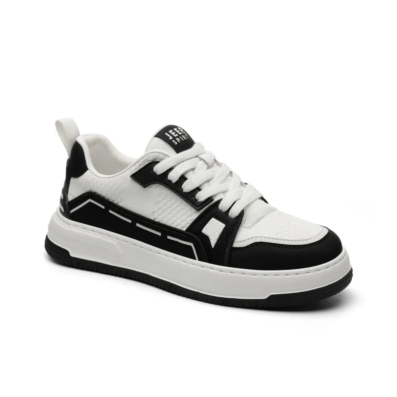 JEEP SPIRIT Low Top Skateboard Shoes Men's Polar White-3