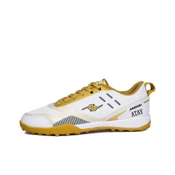 ATAY Soccer Shoes Men Low Top White Gold/Red/Black/Neon Yellow/Dark Blue Neon Yellow