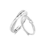 Mobius Couple Rings[Sterling Silver 999]