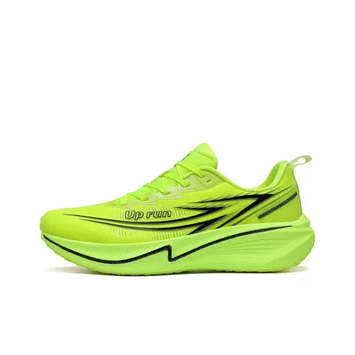 Up Run Cloud Piercing Arrow Running Shoes Unisex Glow In The Dark Green