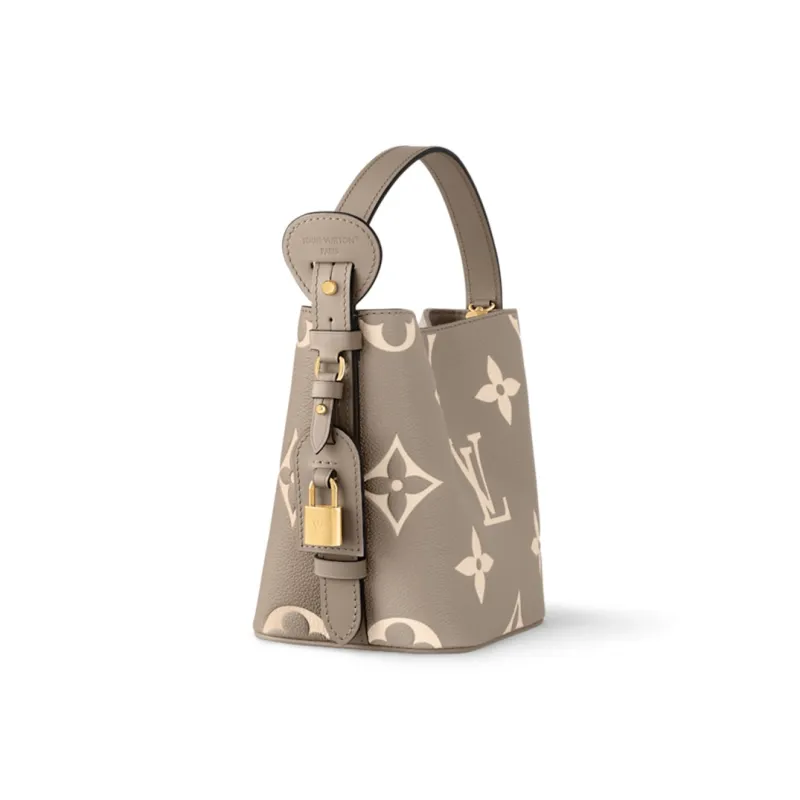 LOUIS VUITTON Cow Leather One Shoulder Handbags Women's Elephant Gray-1