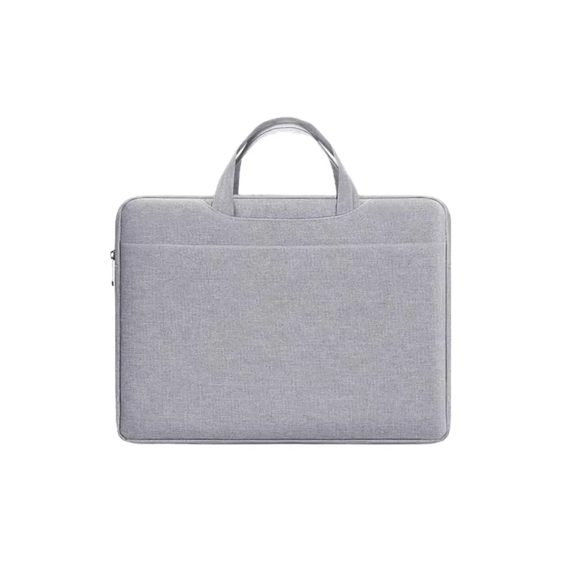BUBM Ant Fabric Durable Breathable One Shoulder Laptop Bag Unisex Gray/Black-0