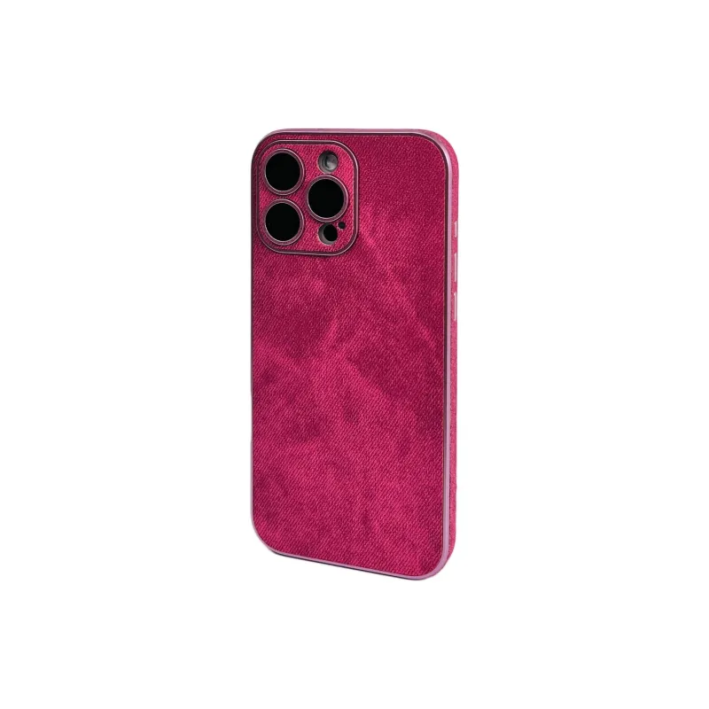 Wei Xin Matte Material Denim Textured Four Colors Phone Cases Compatible With IPhone 16/15 Pro Max/Apple 13/14 Pro/Max-14