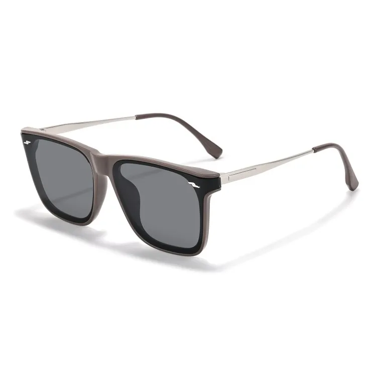 Sagawa TR/Memory Plastic Alloy Square Sunglasses Unisex-4