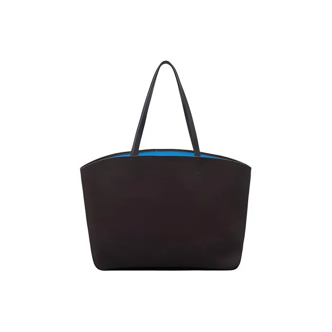 PRADA Canvas Tote Shoulder Bag Women's Black-2