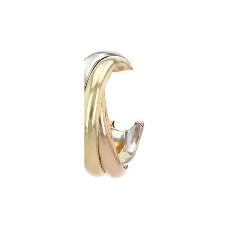 Cartier Yellow Gold Hoop Clip on Earrings-2