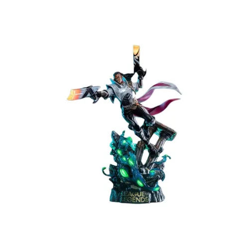 LEAGUE OF LEGENDS Collection Hall Collaboration Saint Gun Wanderer Lu Xisan Sculpture Chibi Figures