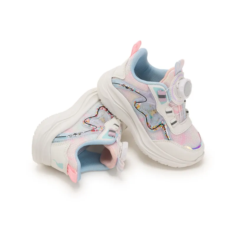 Disney Frozen Series Cushioned Wear Resistant Lightweight Low Top Chunky Sneakers Women's-12