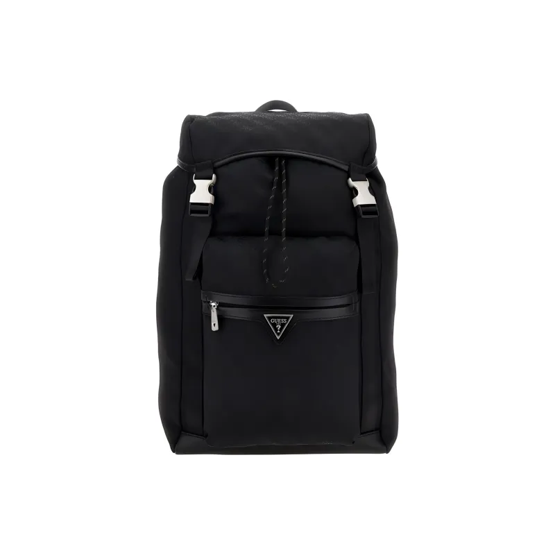 GUESS Canvas Backpack Large Size Men's Black-0