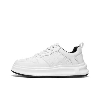 Desert Ram Slip Resistant Cushioning Wear Resistant Lightweight Height Increasing Low Top Skateboard Shoes Men's