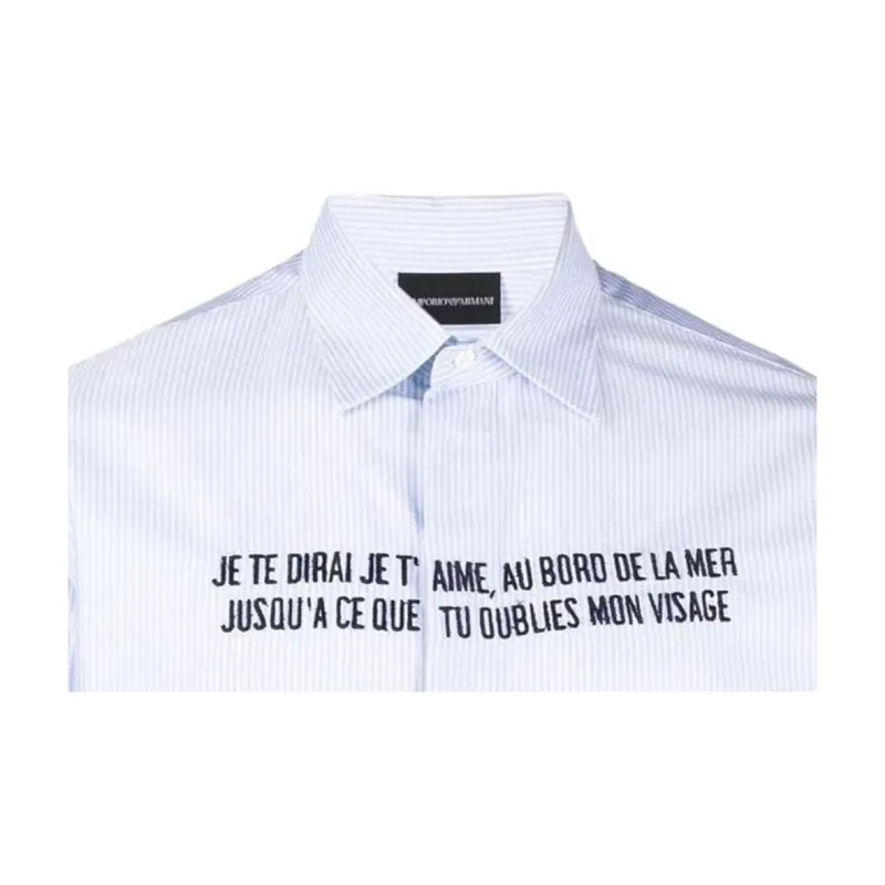 EMPORIO ARMANI Shirts Men White-4