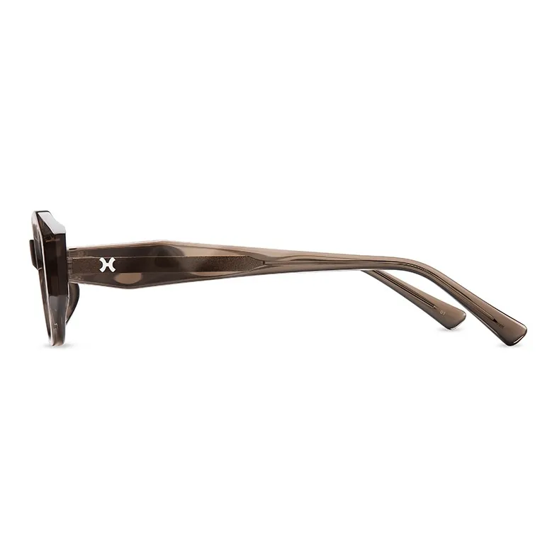 LOHO Plate Frame Irregular Shape Sunglasses Unisex-9