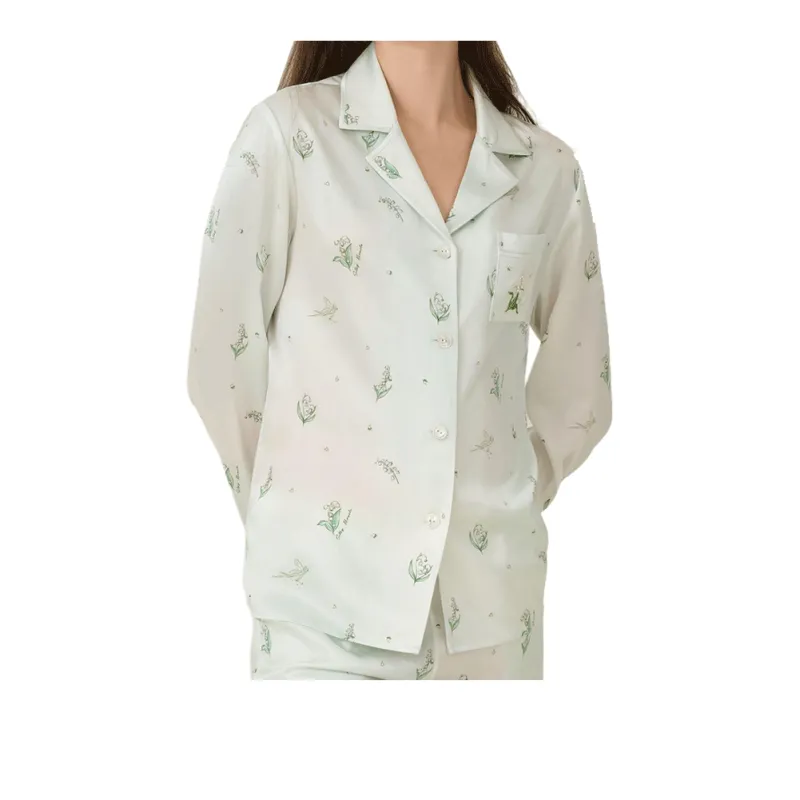 SILKY MIRACLE Pajama Set Women's Mint Green-4