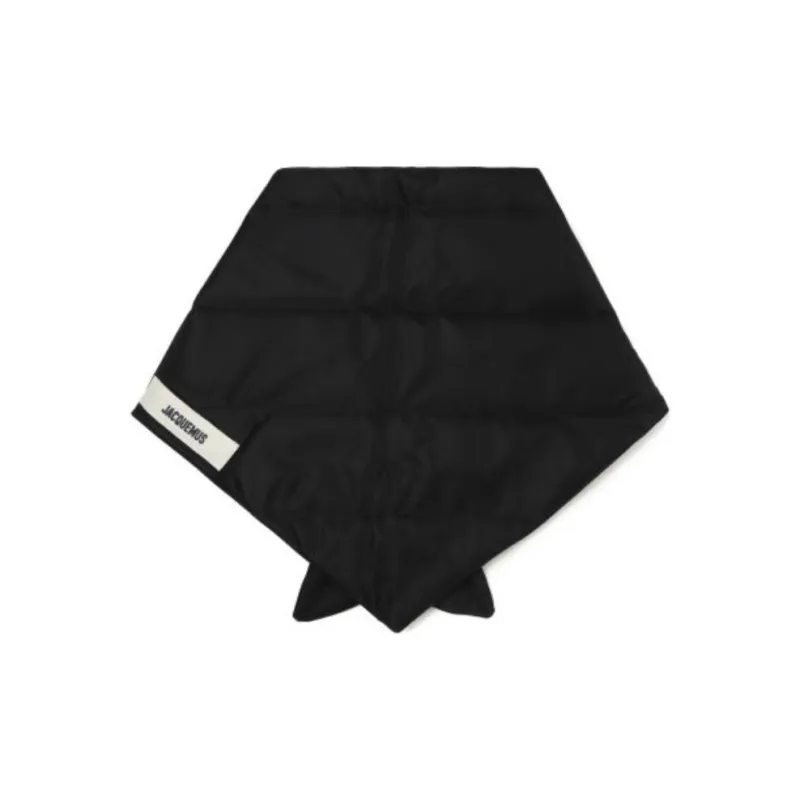 Jacquemus Polyamide, Acrylic, Polyester Scarves Unisex Black-1