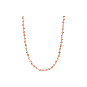 Listen To The Flowers Bloom Agate Necklaces Women's