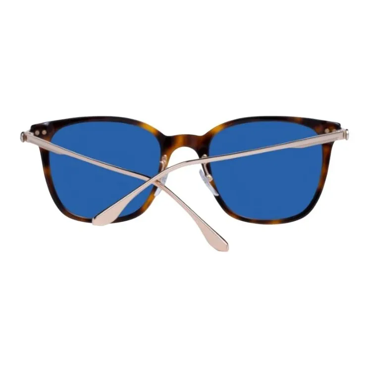 BMW Plastic Square Sunglasses Men's Tortoiseshell-2