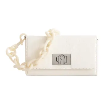 Furla Fabric With Resin Sling Bag Shoulder Bag Mini Women's White