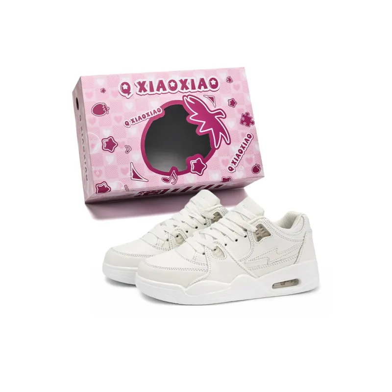 Circle Small Anti-Slip Wear-Resistant Lightweight Breathable Low-Top Skateboard Shoes Unisex Box Included-24