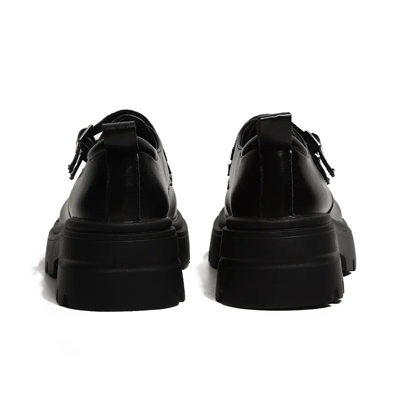FANNAISHI Loafers 5.5cm Women's Black-9