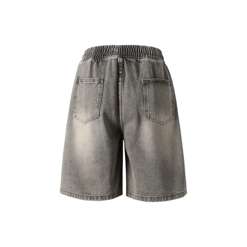 Warrior Ride The Wind Collection Open Ended Smile Collection Denim Shorts Unisex-1