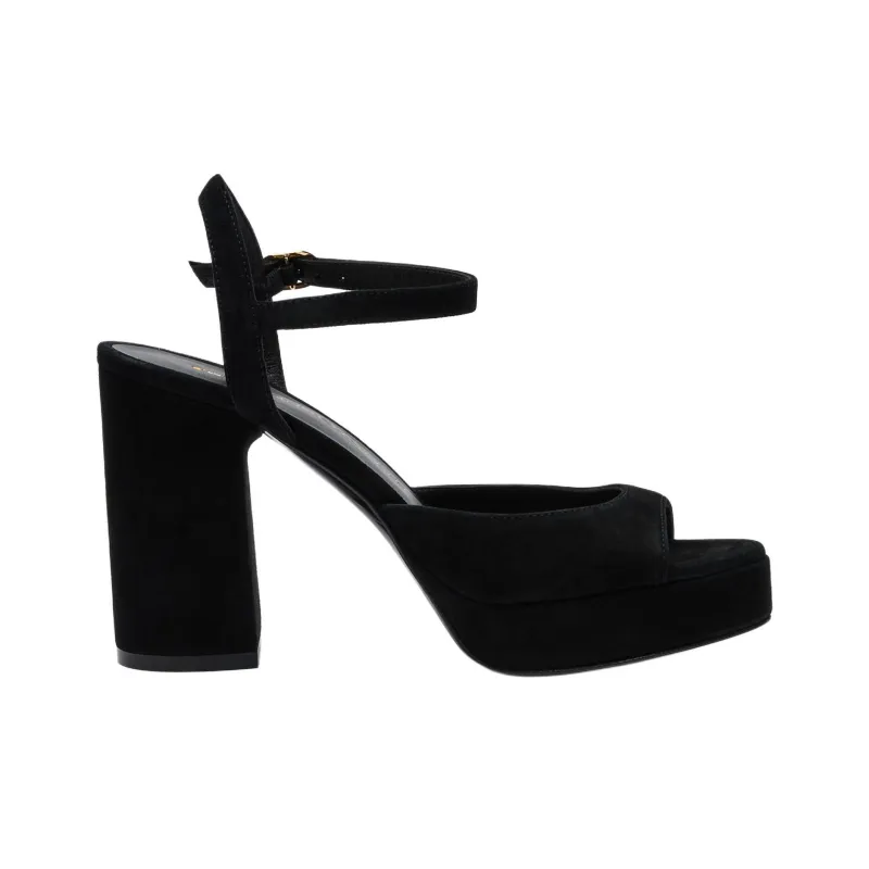 Stuart Weitzman/SW Dayna II One Strap Sandals 9.5cm Women's Black-1
